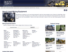 Tablet Screenshot of miningsurplus.com